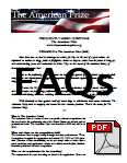 The Amercian Prize FAQ's